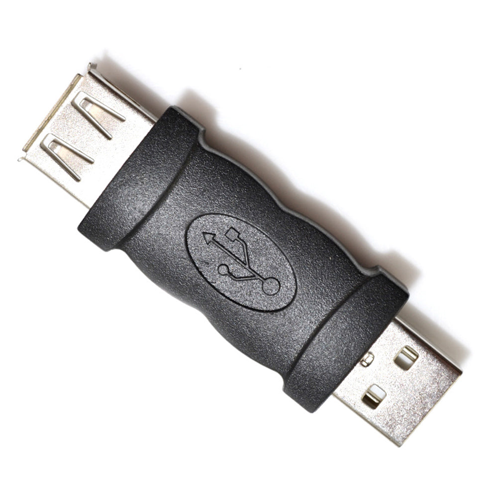 Portable Copper USB Male to Female Adapter Extension Converter Connector Plug