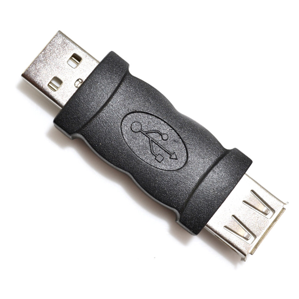 Portable Copper USB Male to Female Adapter Extension Converter Connector Plug