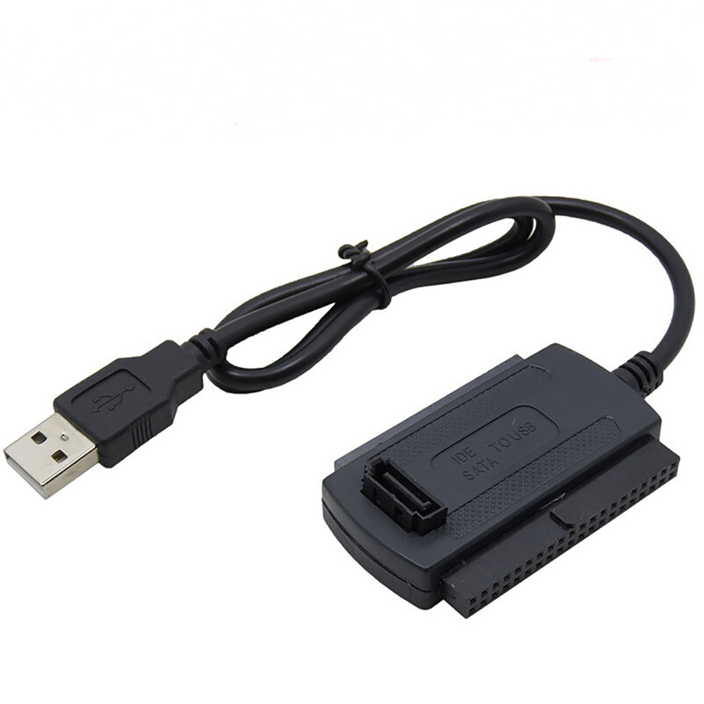 Laptop 3-in-1 CD/DVD ROM Fast Speed USB 2.0 to IDE/SATA Converter Adapter Cable