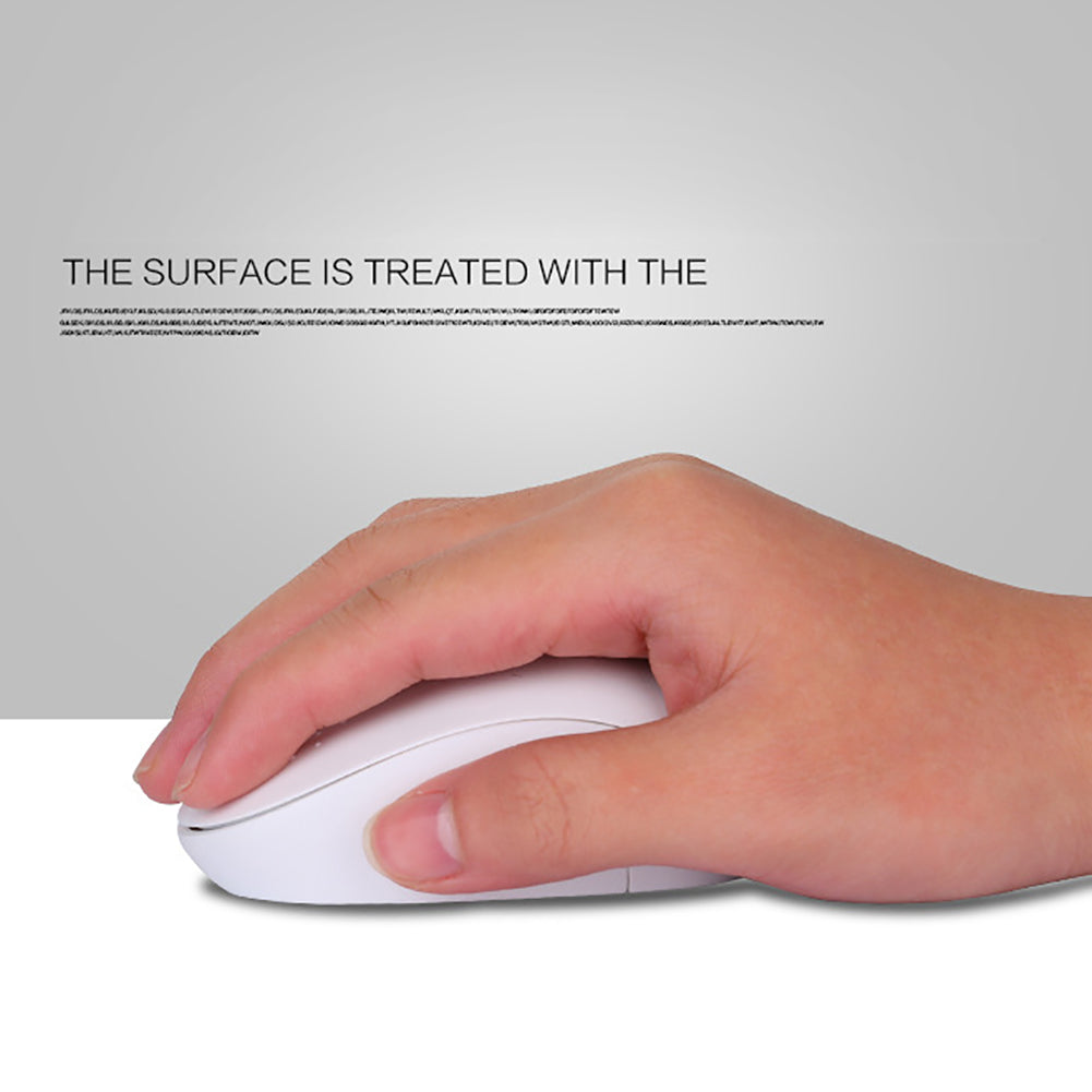R10 Portable Ergonomic 3 Buttons 2.4GHz Wireless Mouse for Notebook PC Computer