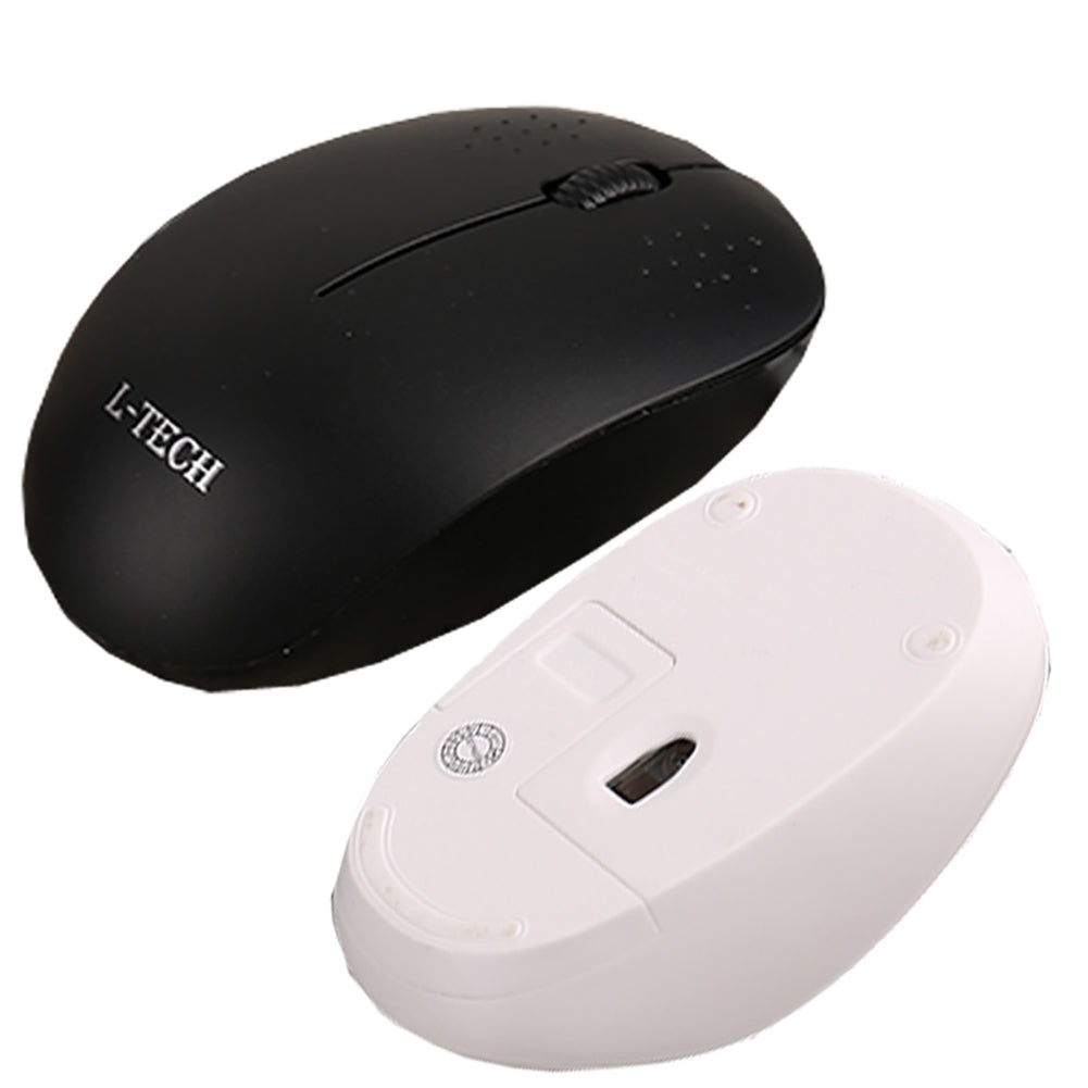 R10 Portable Ergonomic 3 Buttons 2.4GHz Wireless Mouse for Notebook PC Computer