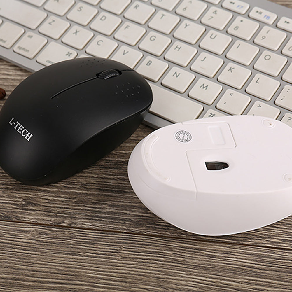 R10 Portable Ergonomic 3 Buttons 2.4GHz Wireless Mouse for Notebook PC Computer