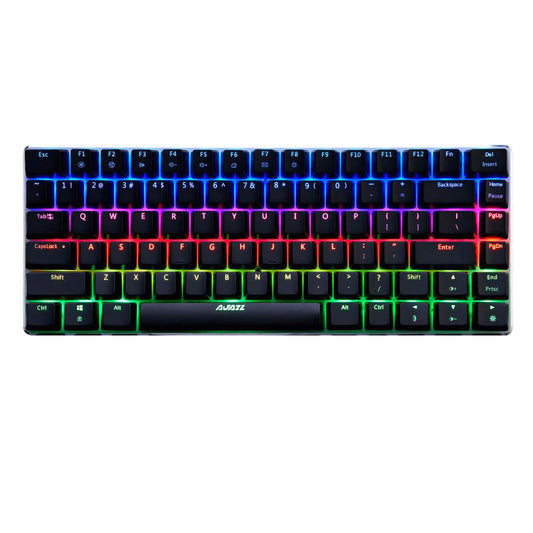 82 Keys Gaming Mechanical Backlit LED Wired Esports Switch Keyboard for Laptop