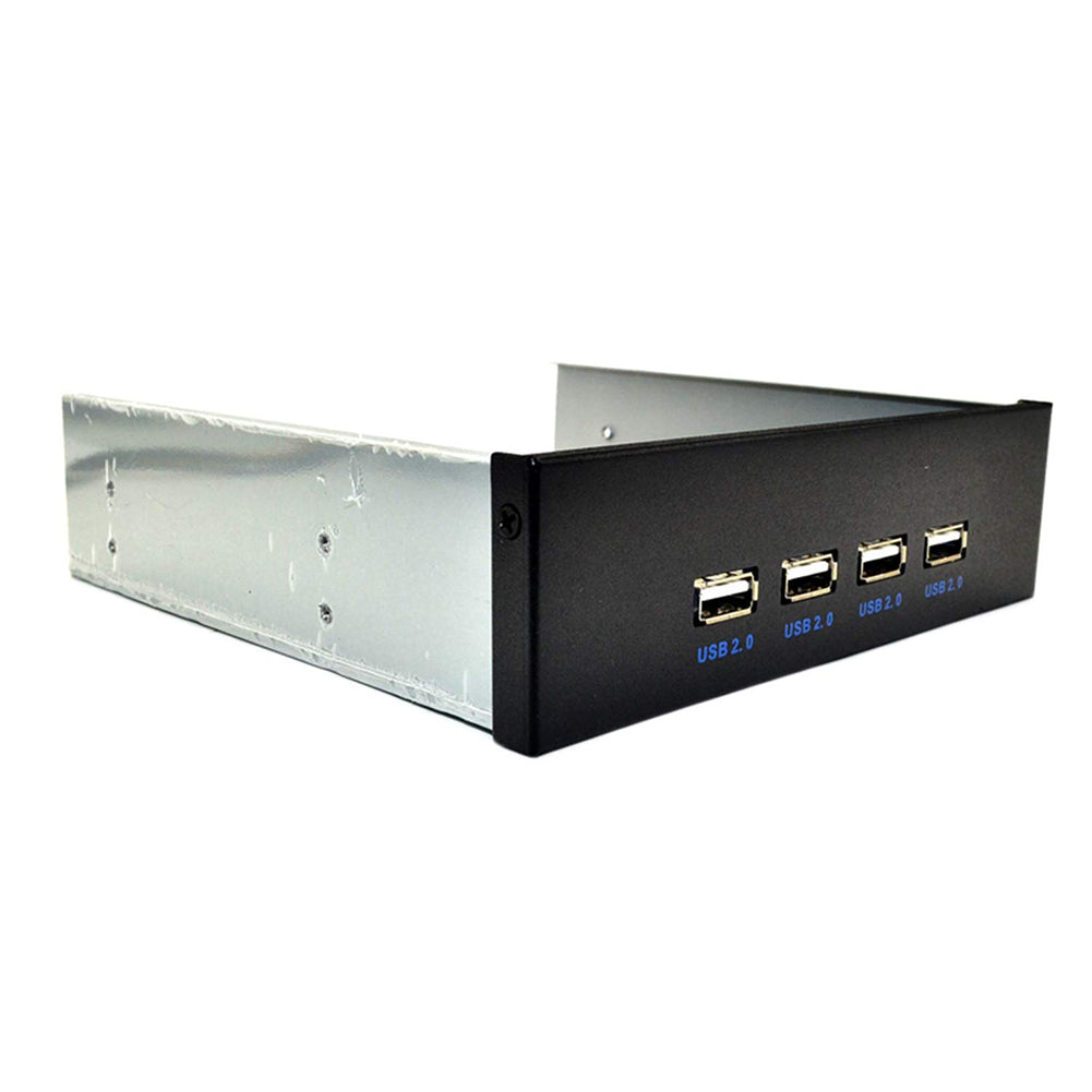 4 Ports USB 2.0 Hub Front Panel Expansion Adapter Connector with 9Pin Cable