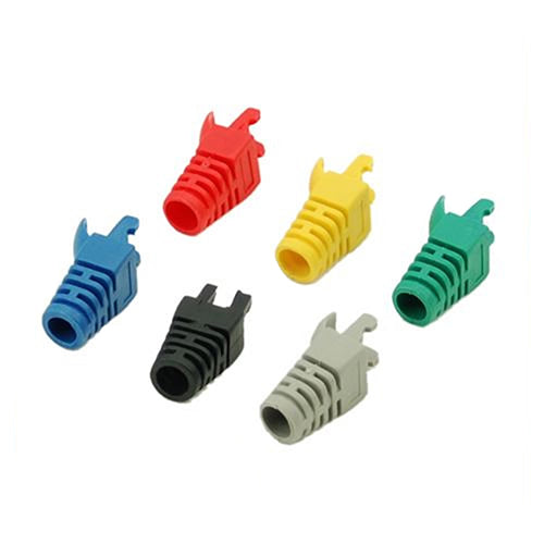 10 Pcs RJ45 Cat5 Network Cable Plug Boots Cap Connector Protective Sleeve Cover