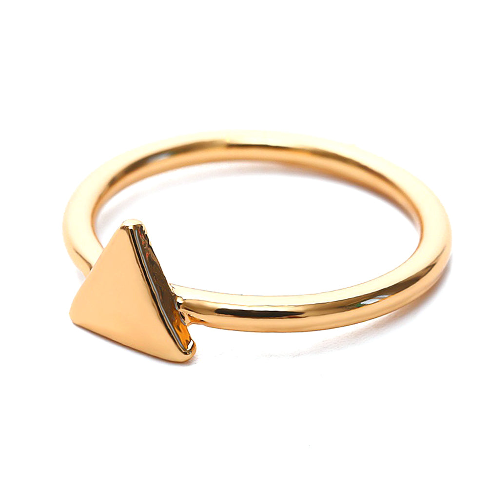 7Pcs/Set Fashion Round Triangle Square Bowknot Finger Rings Women Jewelry Gift