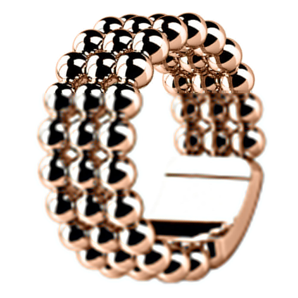 Creative Men Round Beaded Finger Ring Wide Club Street Jewelry Birthday Gift