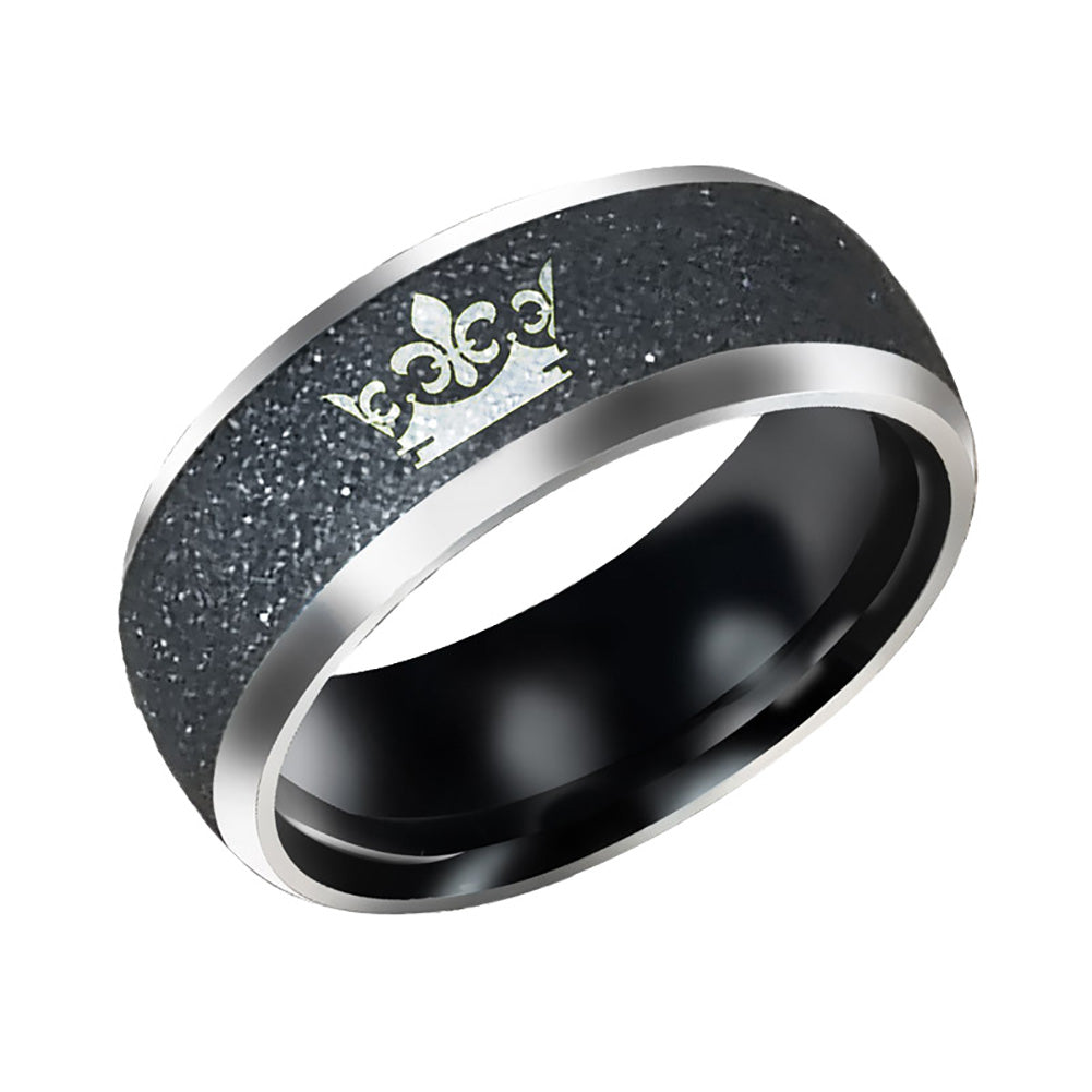 1Pc Lovers Couples King Queen Crown Ring Wedding Band Engagement Party Jewelry