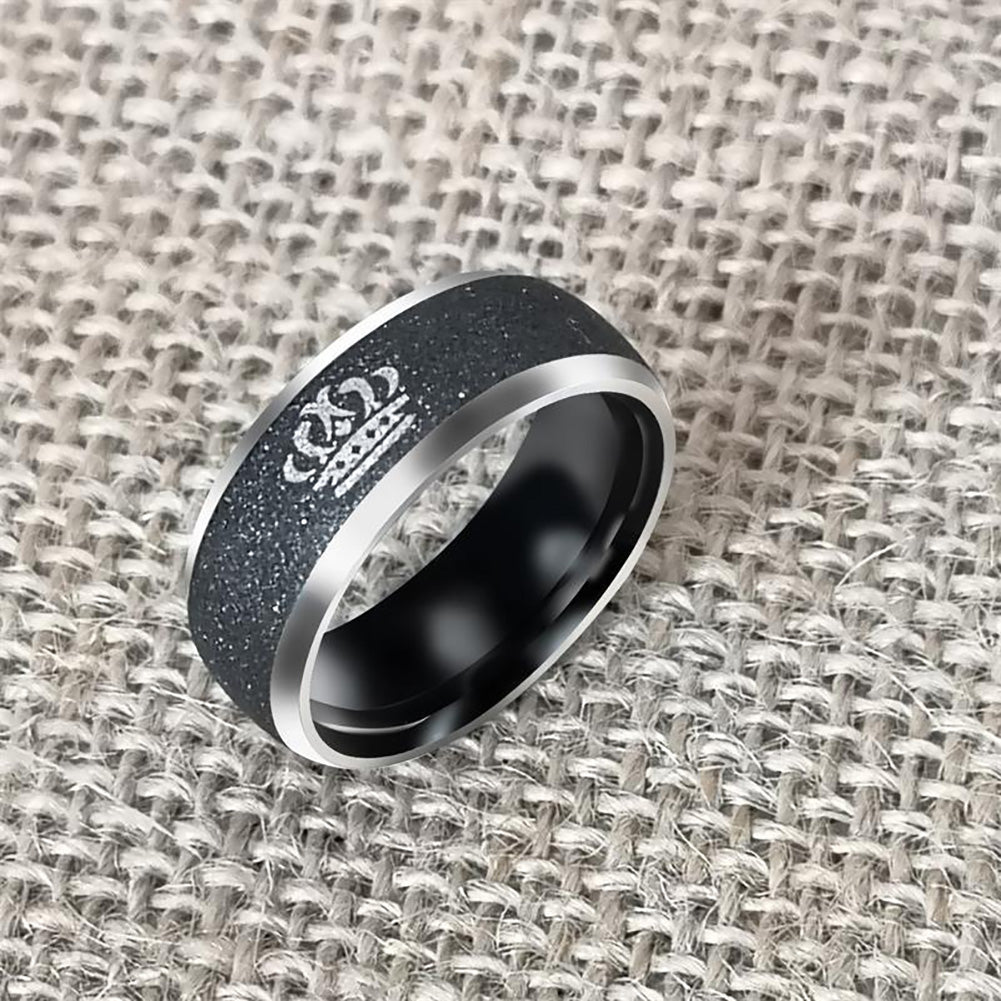 1Pc Lovers Couples King Queen Crown Ring Wedding Band Engagement Party Jewelry