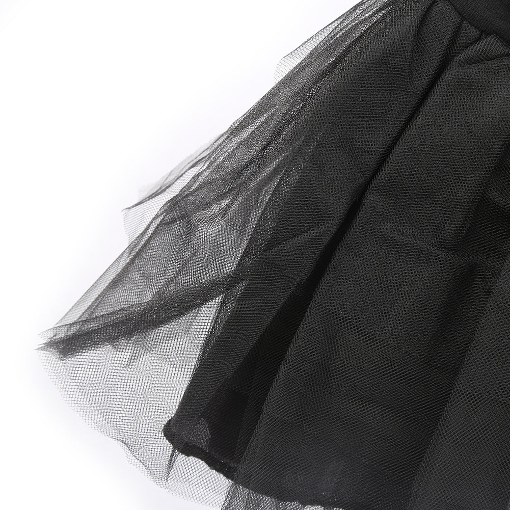 Baby Girl Little Princess Tulle Tutu Skirt Letter Print Party Mini Dance Dress