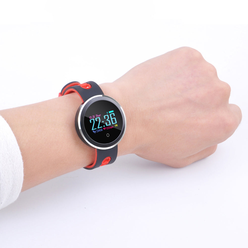 Waterproof Heart Rate Blood Pressure Wristband Fitness Tracker Smart Bracelet