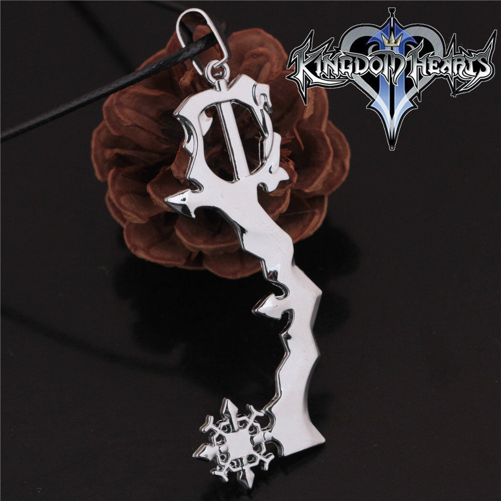 Kingdom Hearts Logo props Metal Necklace Nice Gift for friends Hot Game Jewelry DM714