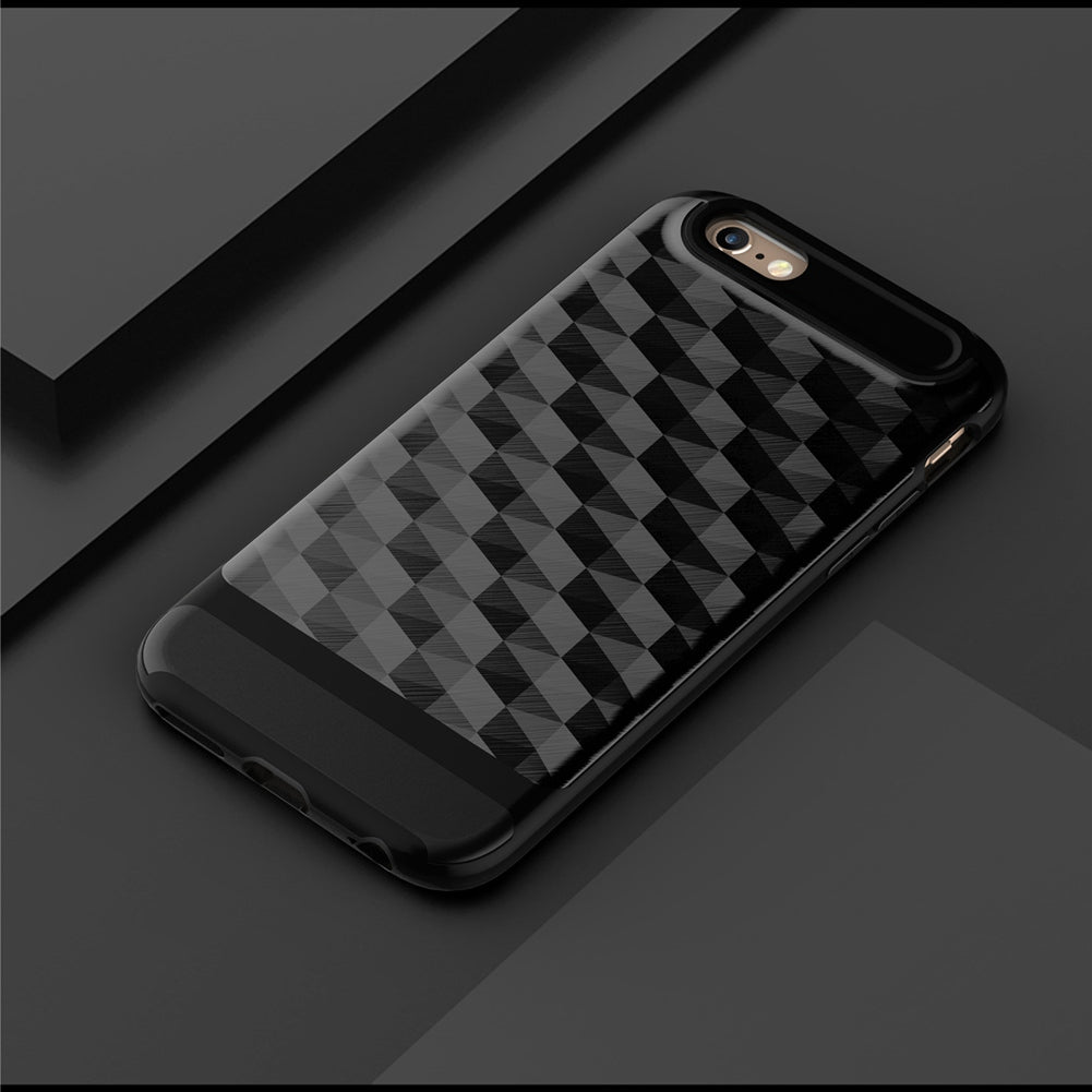 Apple iPhone 6 Case Slim Dual Layer Protective Textured Geometric Cover Corner Cushion Design for iPhone6