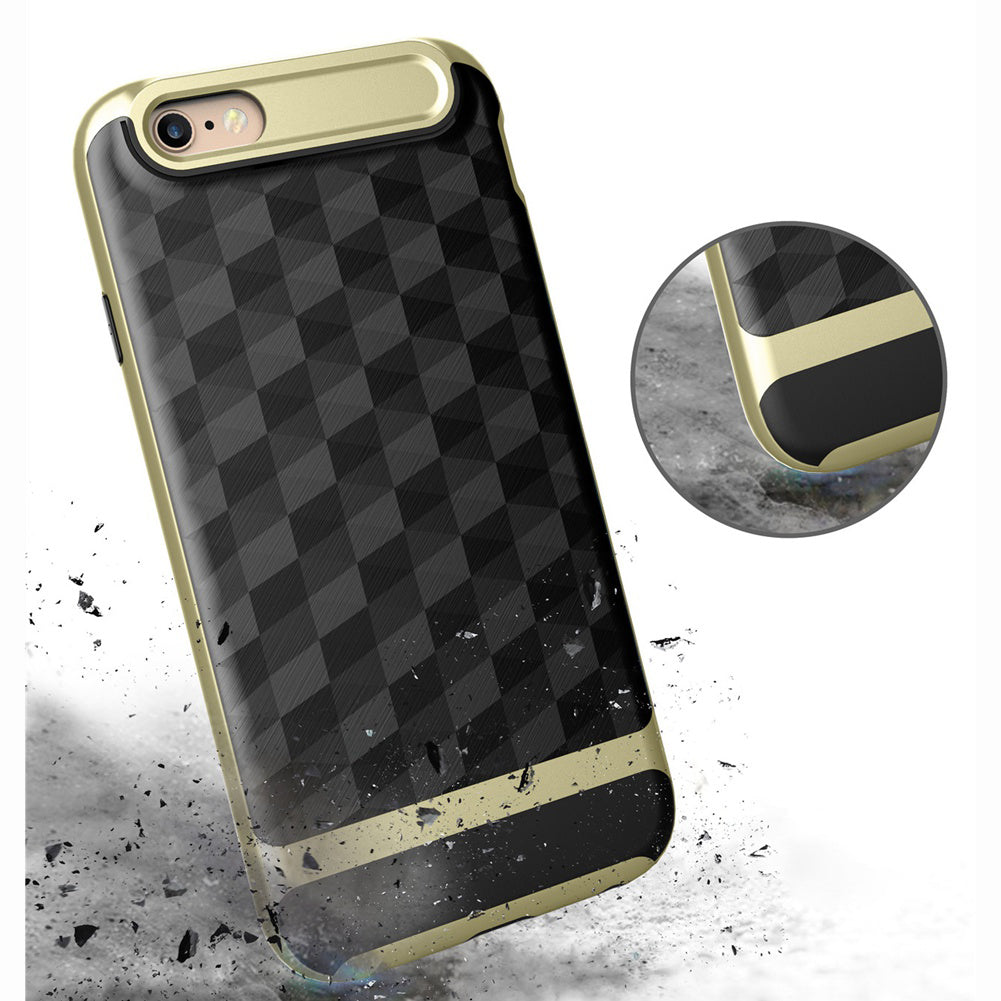 Apple iPhone 6 Case Slim Dual Layer Protective Textured Geometric Cover Corner Cushion Design for iPhone6