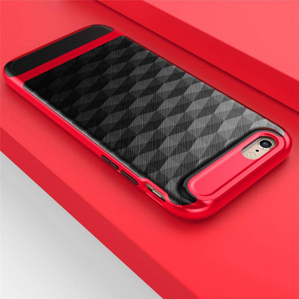 Apple iPhone 6 Case Slim Dual Layer Protective Textured Geometric Cover Corner Cushion Design for iPhone6