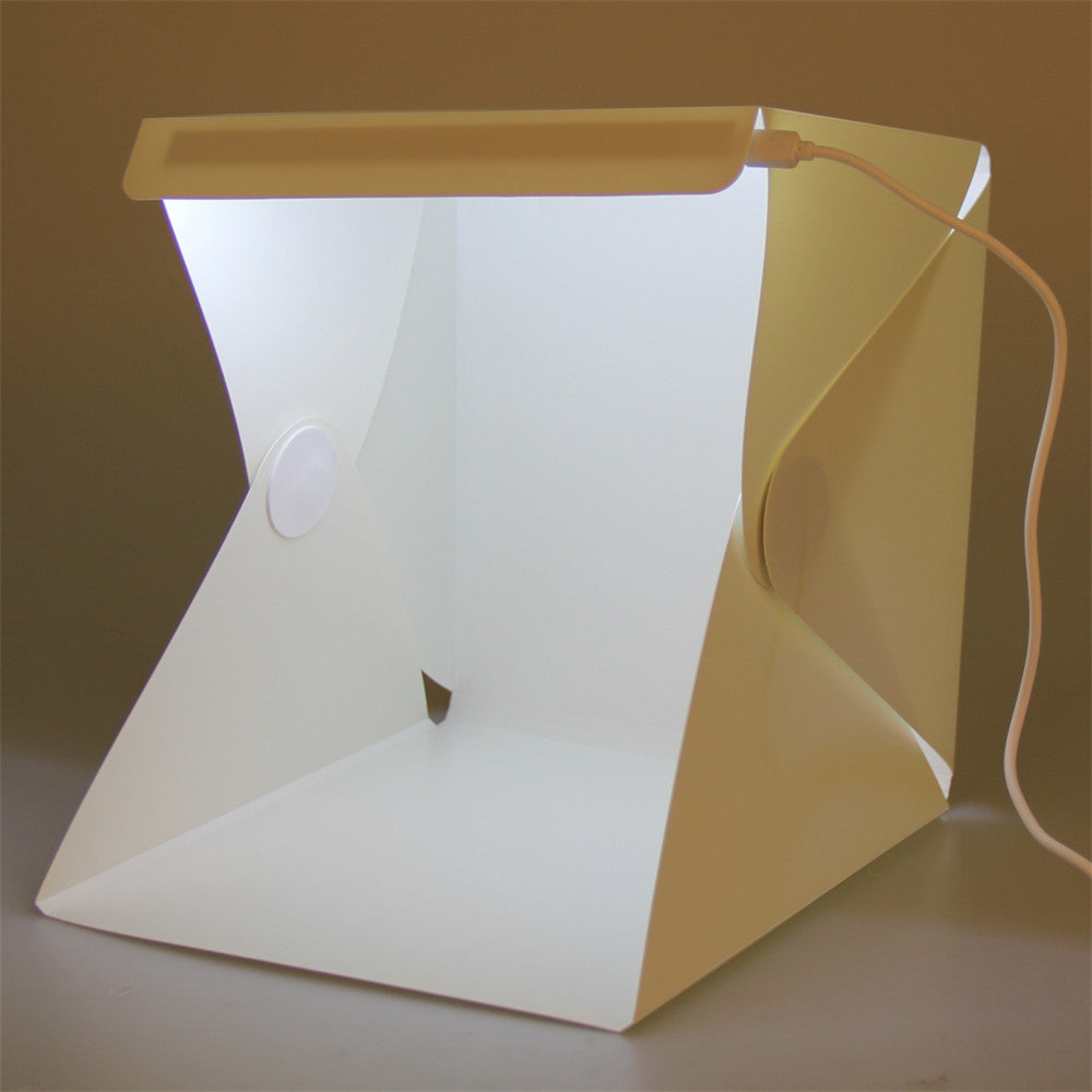 Foldable Lightbox Portable Light Room Photo Studio Photography Backdrop Mini Cube Box Lighting Tent Kit 22.6 * 23 * 24cm
