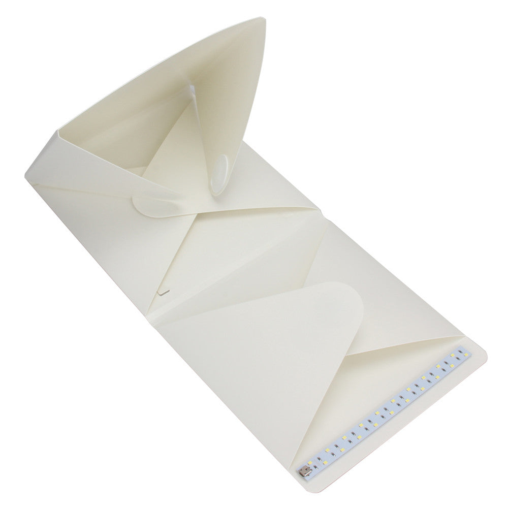 Foldable Lightbox Portable Light Room Photo Studio Photography Backdrop Mini Cube Box Lighting Tent Kit 22.6 * 23 * 24cm