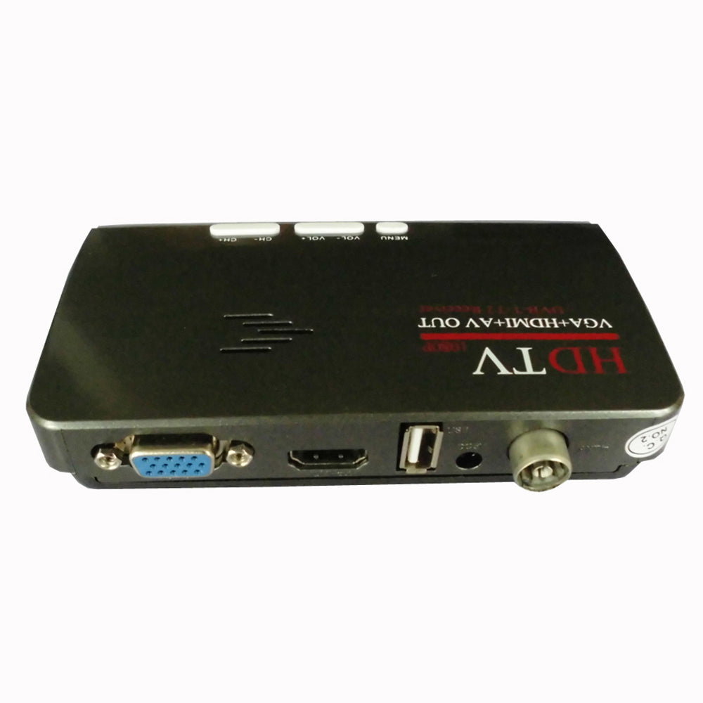 HDMI DVB-T T2 dvbt2 TV Box VGA AV CVBS TV Receiver Converter with USB dvb-t2 Tuner for Mpeg 4 H.264 With Remote Control