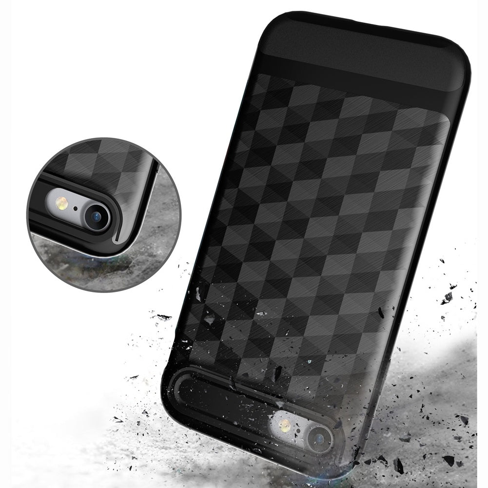 for Apple iPhone 7 Case Slim Dual Layer Protective Textured Geometric Cover Corner Cushion Design for iPhone7