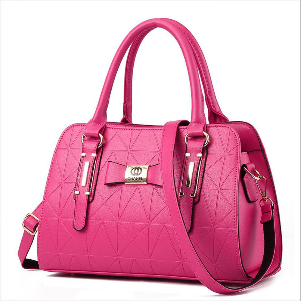 New ladies handbags handbags fashionable solid color single shoulder diagonal package