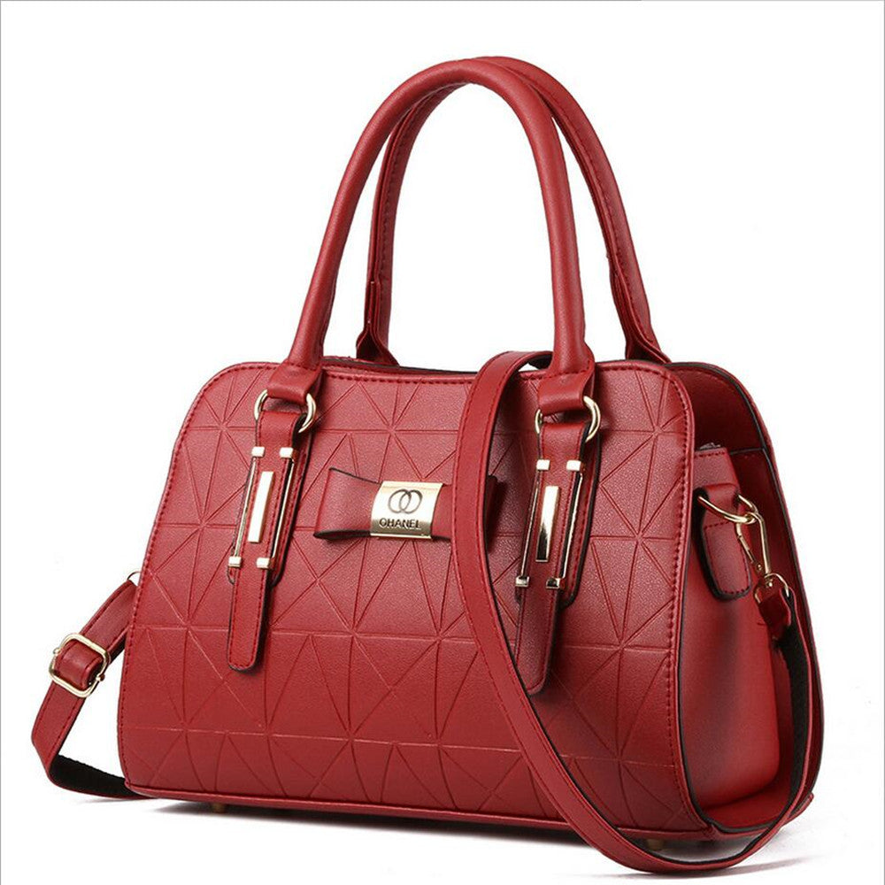 New ladies handbags handbags fashionable solid color single shoulder diagonal package