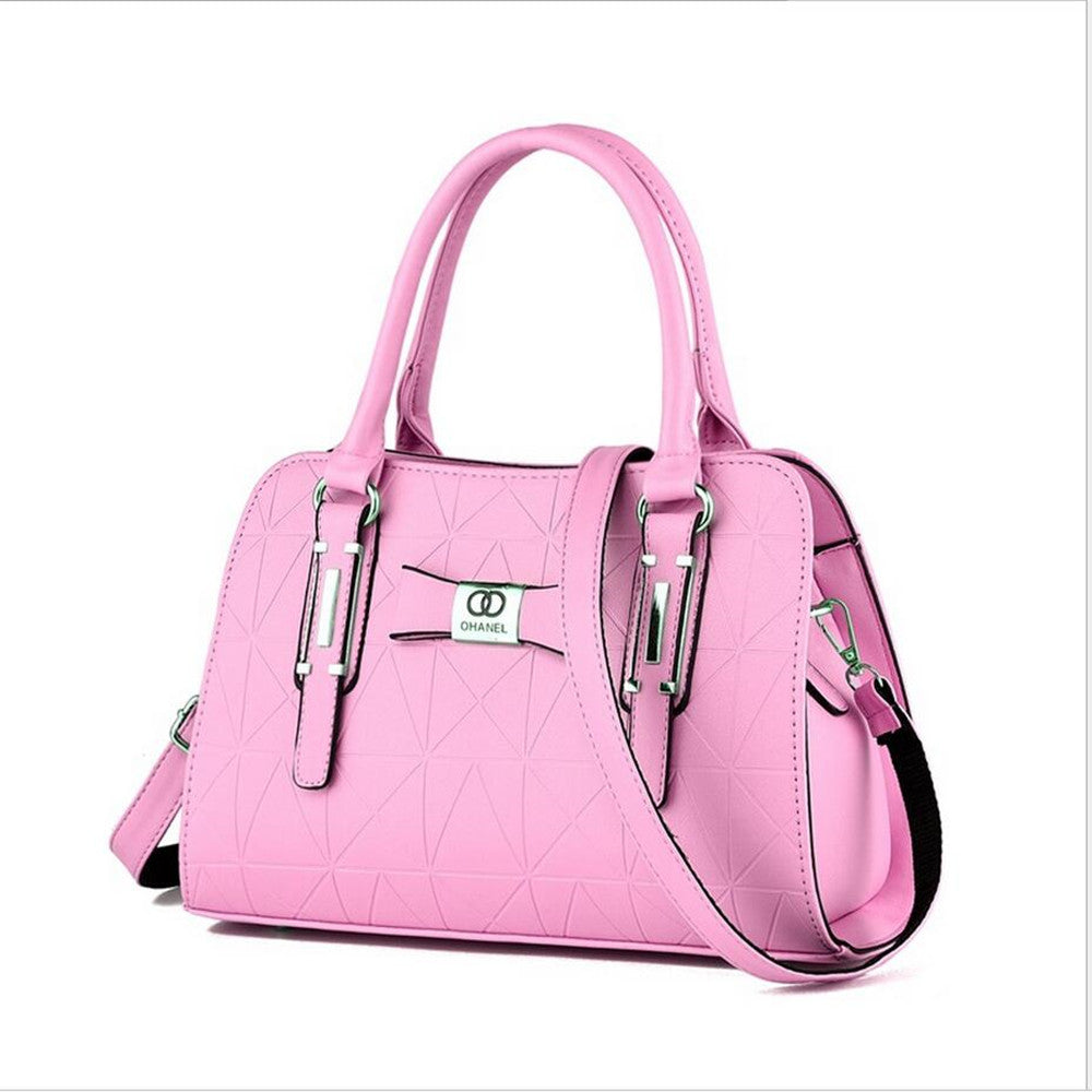 New ladies handbags handbags fashionable solid color single shoulder diagonal package