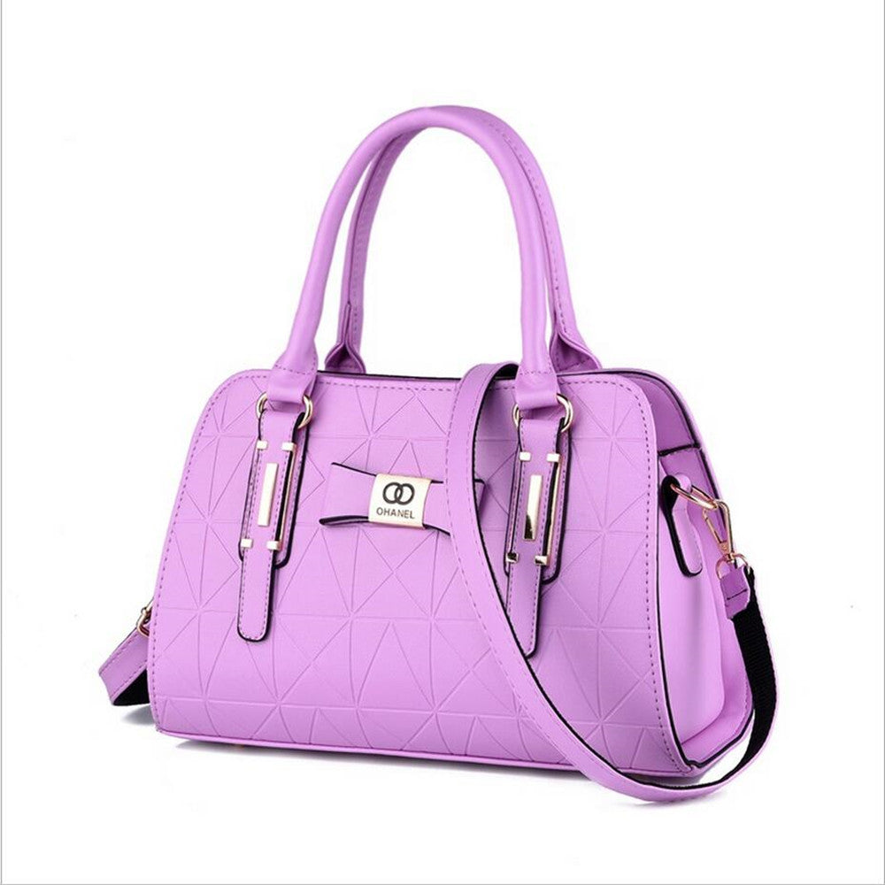 New ladies handbags handbags fashionable solid color single shoulder diagonal package