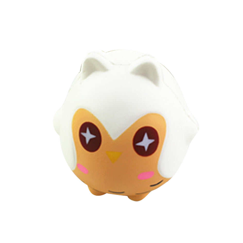 Lovely Cartoon Owl Soft Squeezing Toy Slow Rising Stress Reliever Desktop Decor