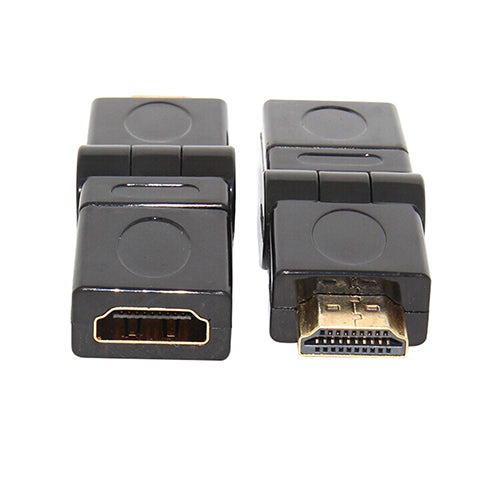 HDMI 1.4 Angled Type HDMI to HDMI Male to Female 360 °Rotating Adapter Connector