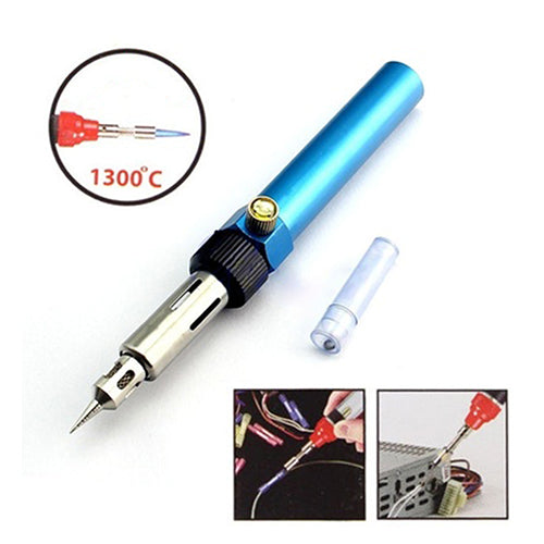 Gas Blow Torch Soldering Solder Iron Gun Butane Cordless Welding Pen Burner