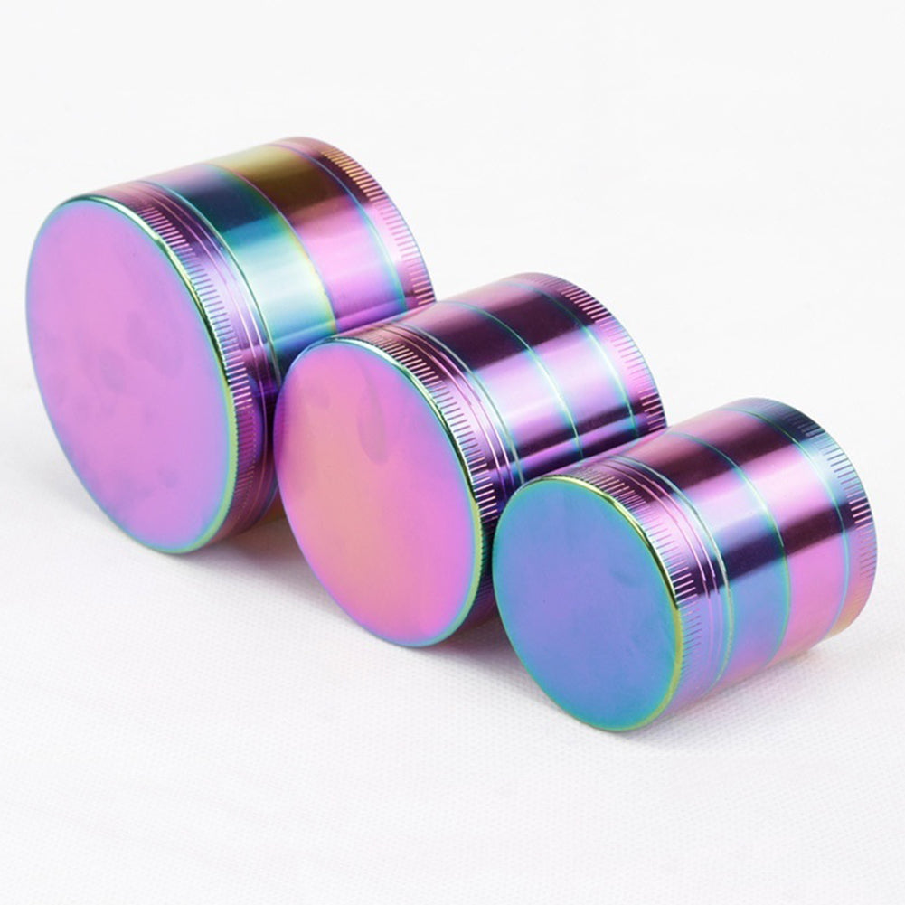 Aluminum Alloy 4 Layers Tobacco Herb Spice Smoke Grinder Crusher Hand Muller