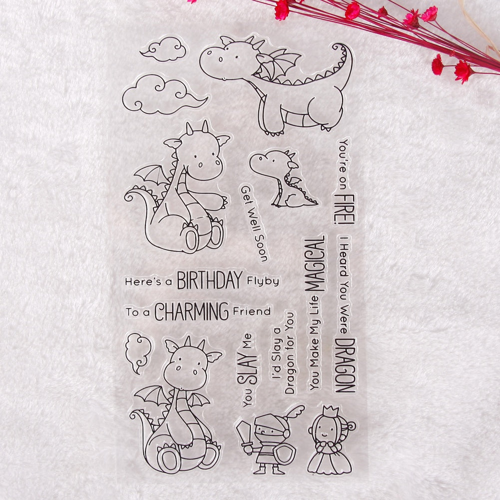 Unicorn Horse Transparent Stamper DIY Scrapbooking Card Photo Album Decoration