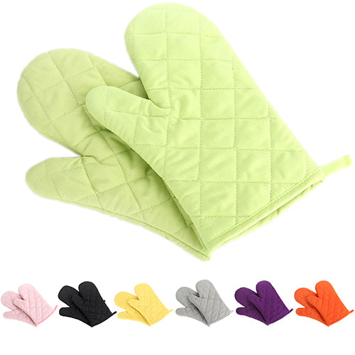 Cotton Oven Mitt Heat Proof Resistant Protector Kitchen Cooking Pot Holder Glove