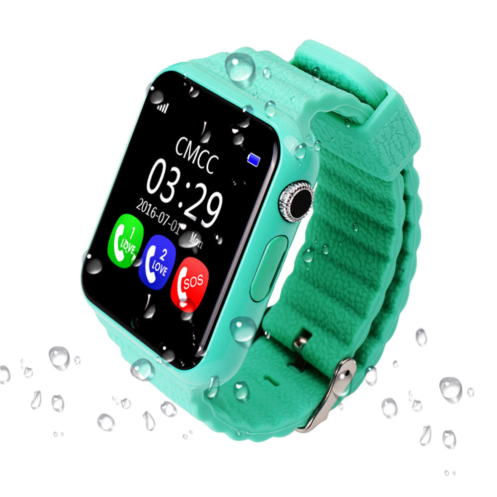 Original V7K GPS Bluetooth Smart Watch for Kids Boy Girl Apple Android Phone Support SIM /TF Dial Call and Push Message