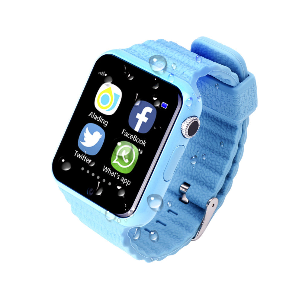 Original V7K GPS Bluetooth Smart Watch for Kids Boy Girl Apple Android Phone Support SIM /TF Dial Call and Push Message