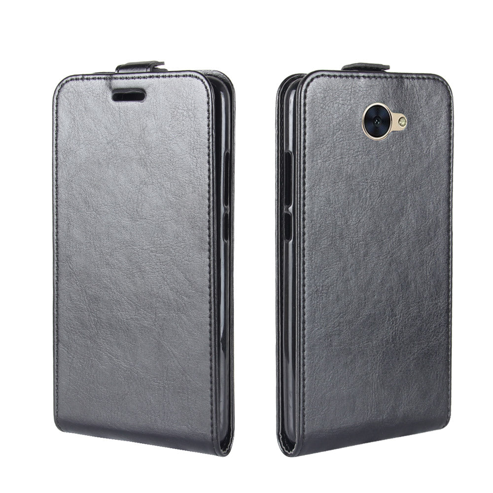 Huawei Y7 Case PU Leather Flip Wallet Card Slot Cover for Huawei Y7