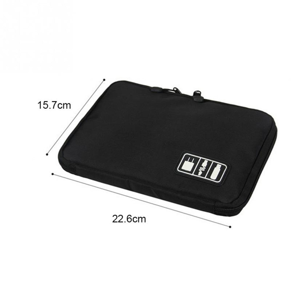 Useful Waterproof Date Cables Organizer Shakeproof Earphone U disk Wire Storage Bag Cables Winding Organize Tool