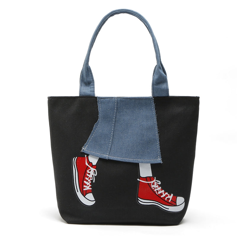 Girl Jean's Skirt Design Women Handbag Shouder Bag