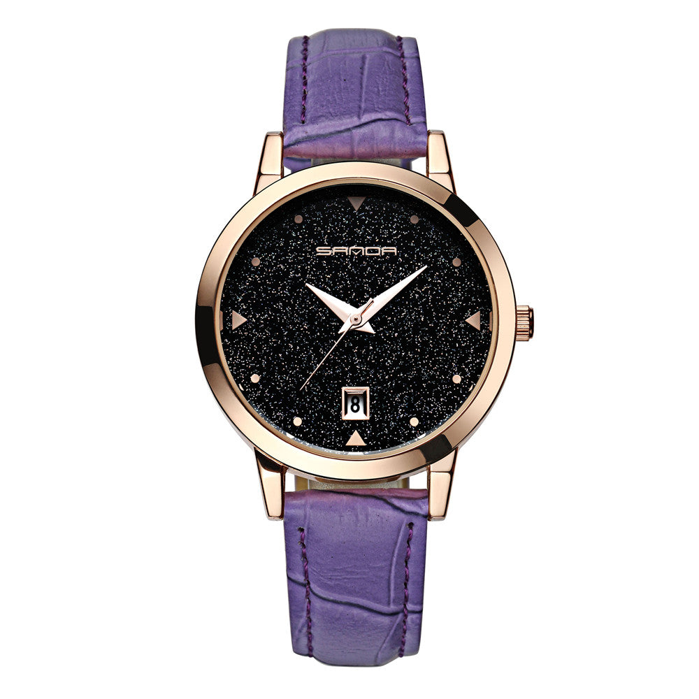 P194MTXdaige gypsophalan commuter OL wind female watch fashion leather strap