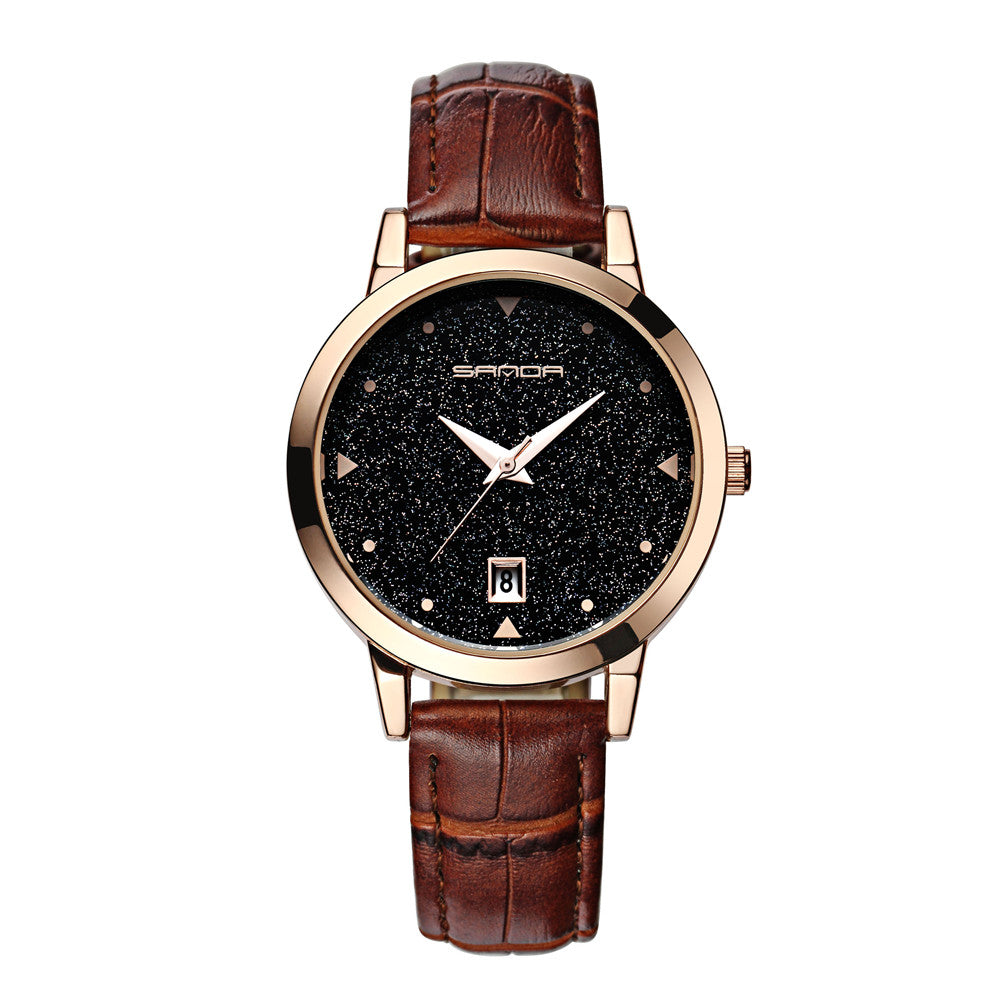 P194MTXdaige gypsophalan commuter OL wind female watch fashion leather strap