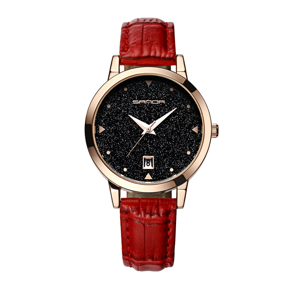 P194MTXdaige gypsophalan commuter OL wind female watch fashion leather strap