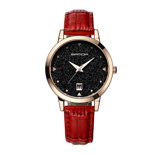 P194MTXdaige gypsophalan commuter OL wind female watch fashion leather strap