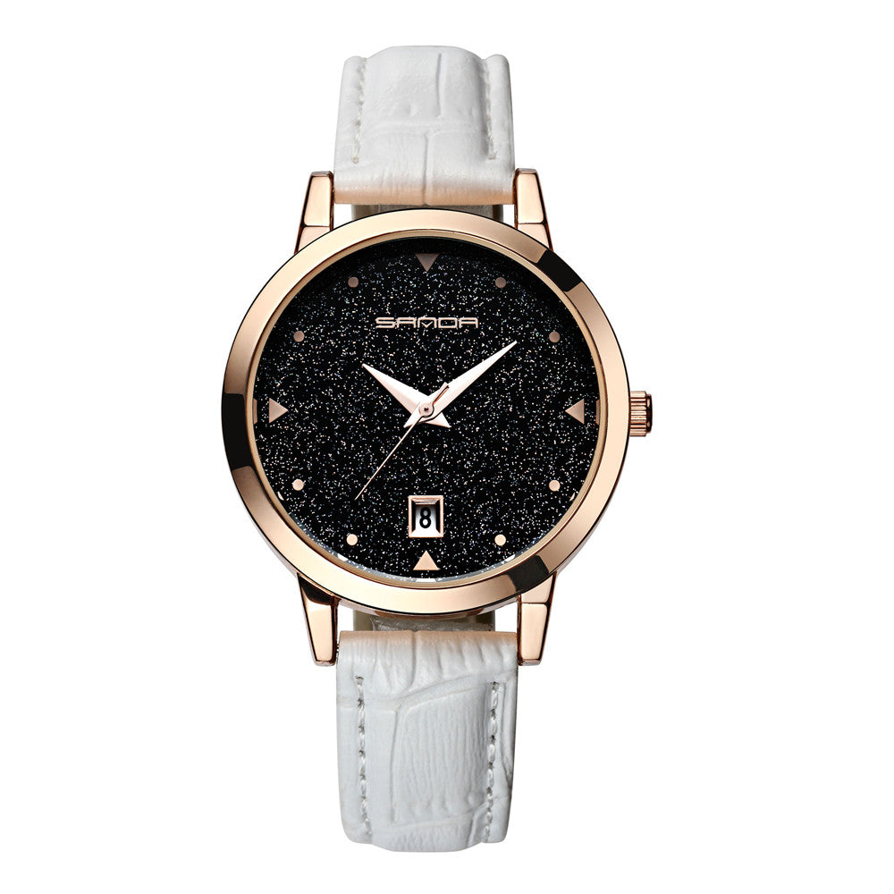 P194MTXdaige gypsophalan commuter OL wind female watch fashion leather strap