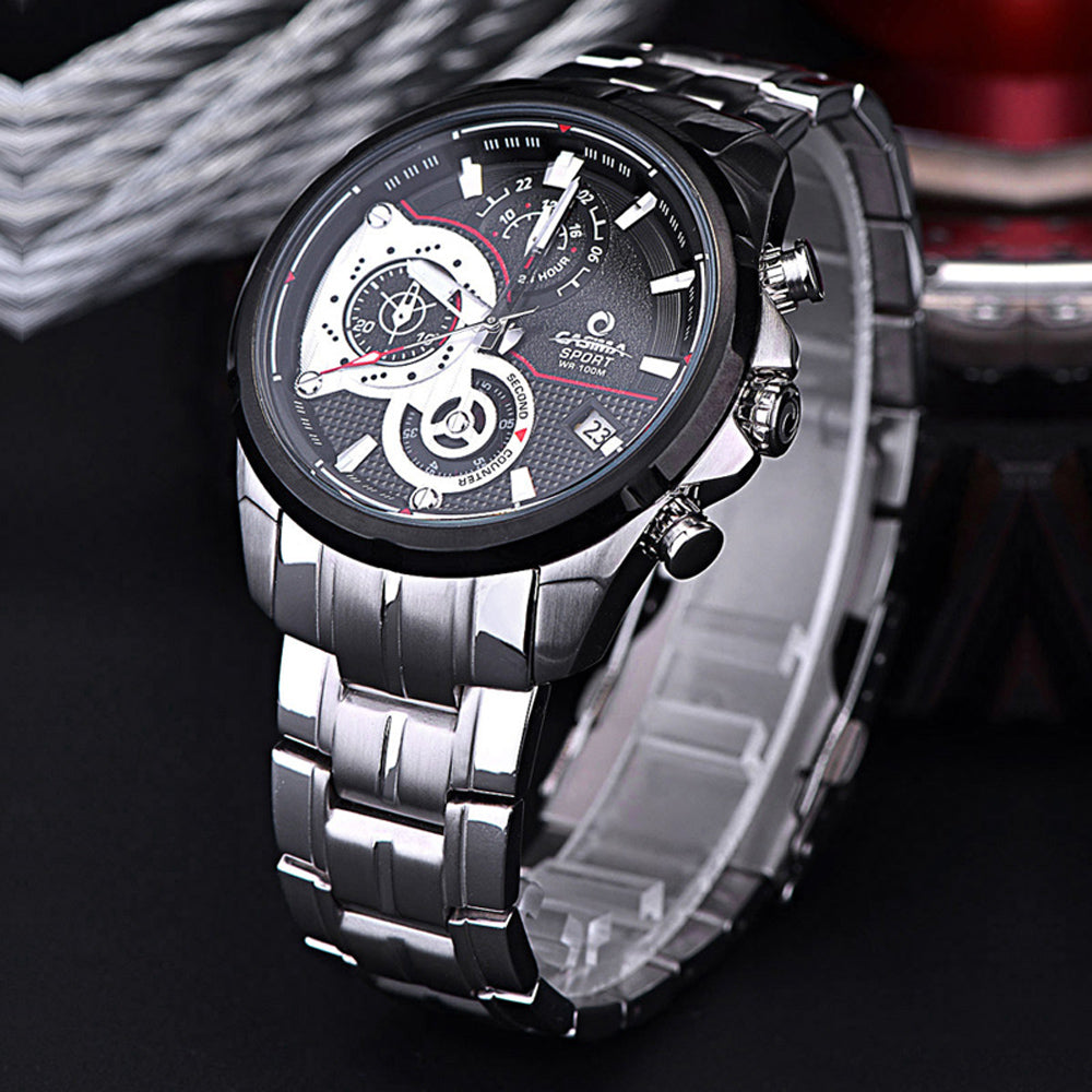 Luxury brand watches men 2016 fashion elegant hot sport timer men's quartz wrist watch waterproof 100m  # 8303