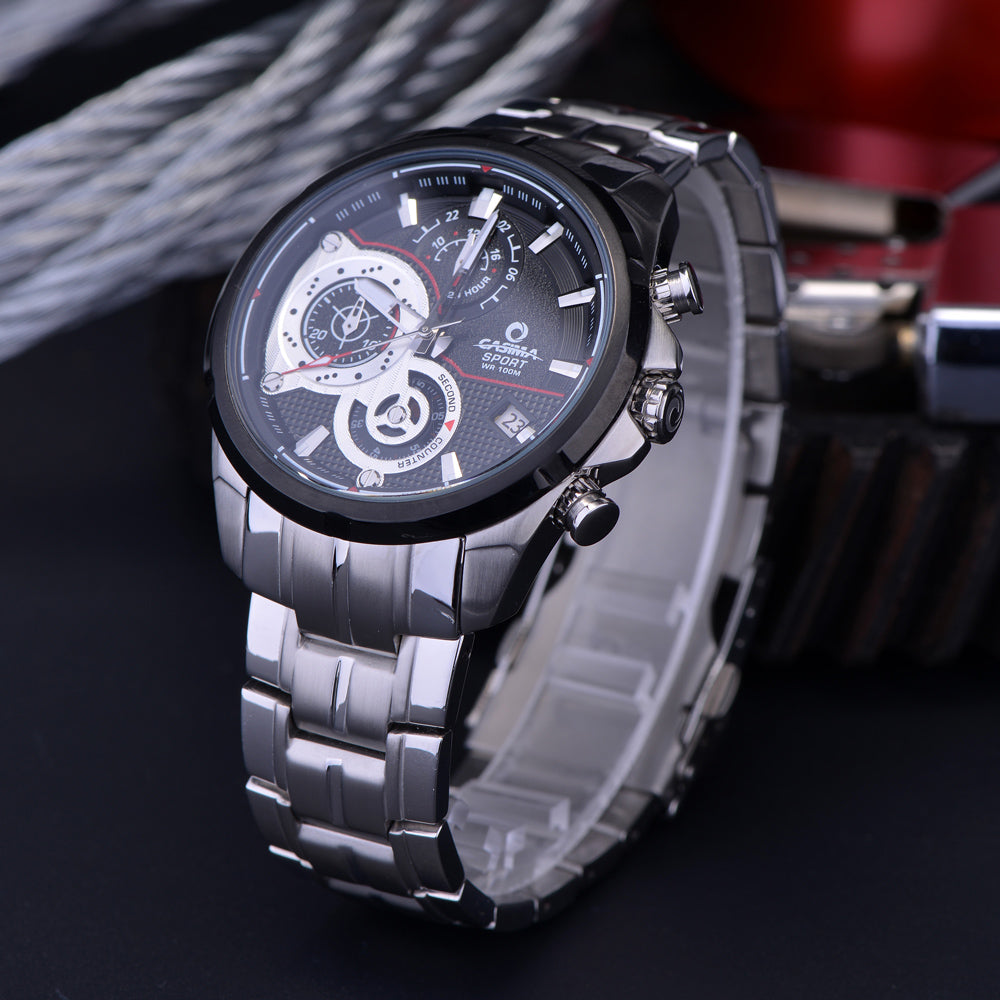 Luxury brand watches men 2016 fashion elegant hot sport timer men's quartz wrist watch waterproof 100m  # 8303