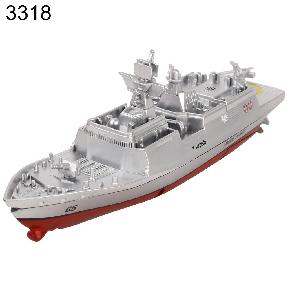 2.4GHZ Mini Remote Control RC Submarine Boat Carrier Model Dual-motor Child Toy