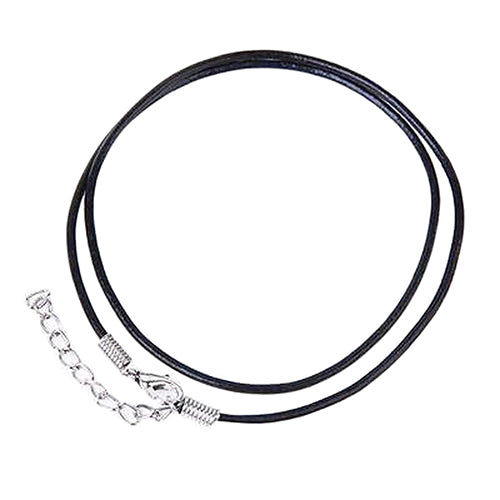 Men's Women's Unisex Stainless Steel Cross Pendant Cord Chain Necklace