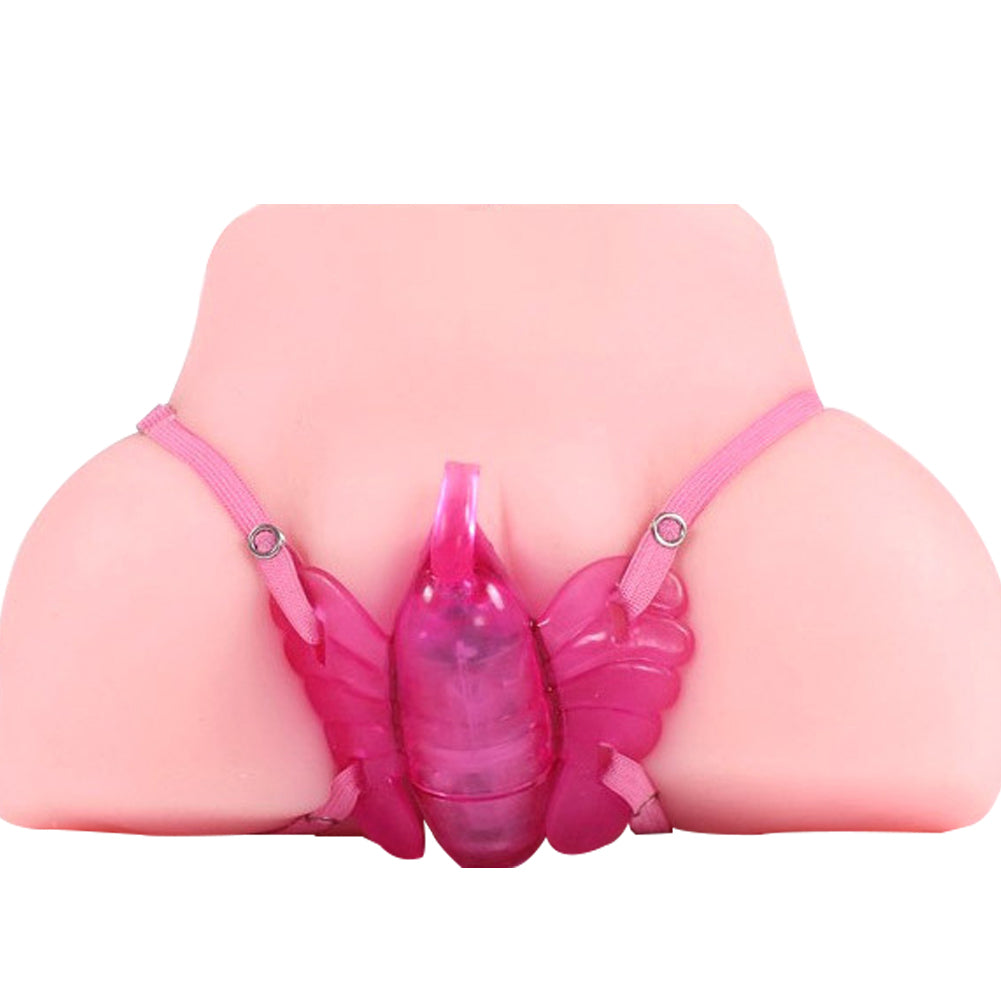 Butterfly Vibrator Strap On G-Spot Massager Wireless Control Vibrating Sex Toy