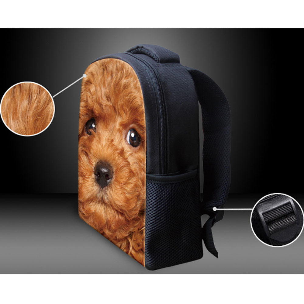 Cute 3D Pomeranian Children Mini Backpack Small Kids Shoulder Bagpack For Little Girls Boys Schoolbag