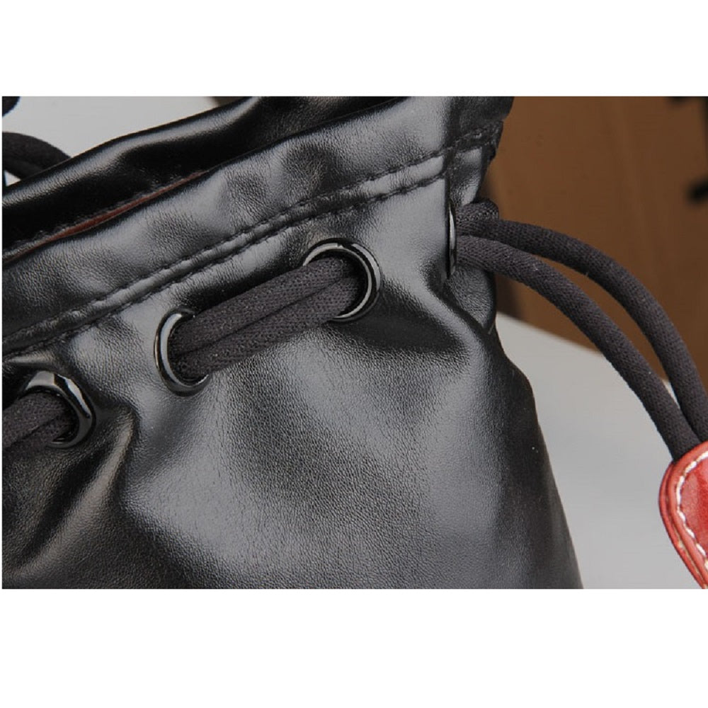 Protector Lenses Black Case Camera Lens Pouch Bag Set Soft Faux Leather XL Size 29CMx15CM